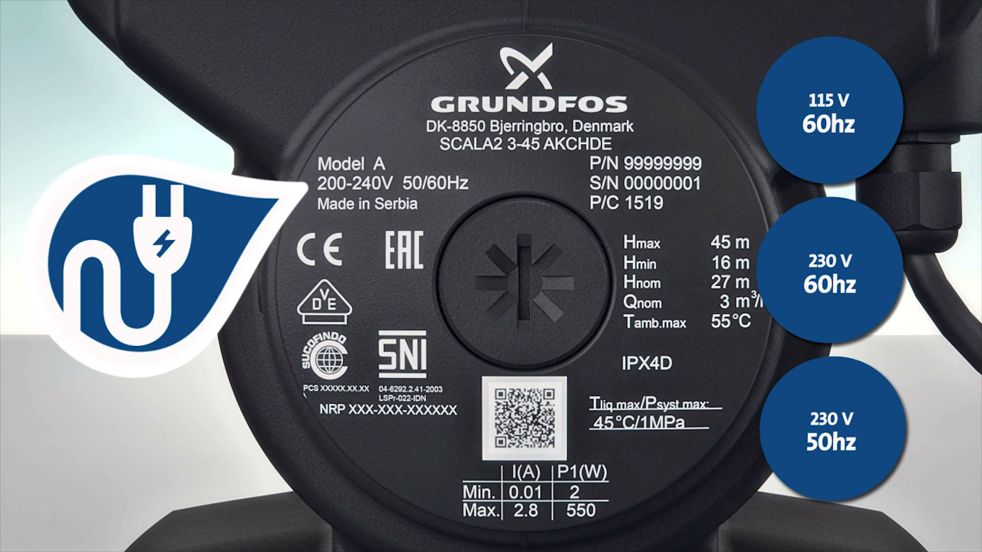Máy bơm tăng áp thông minh biến tần Grundfos Scala2 (550w) - Ảnh 5